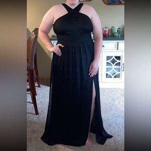 Size 18 black bridesmaid dress